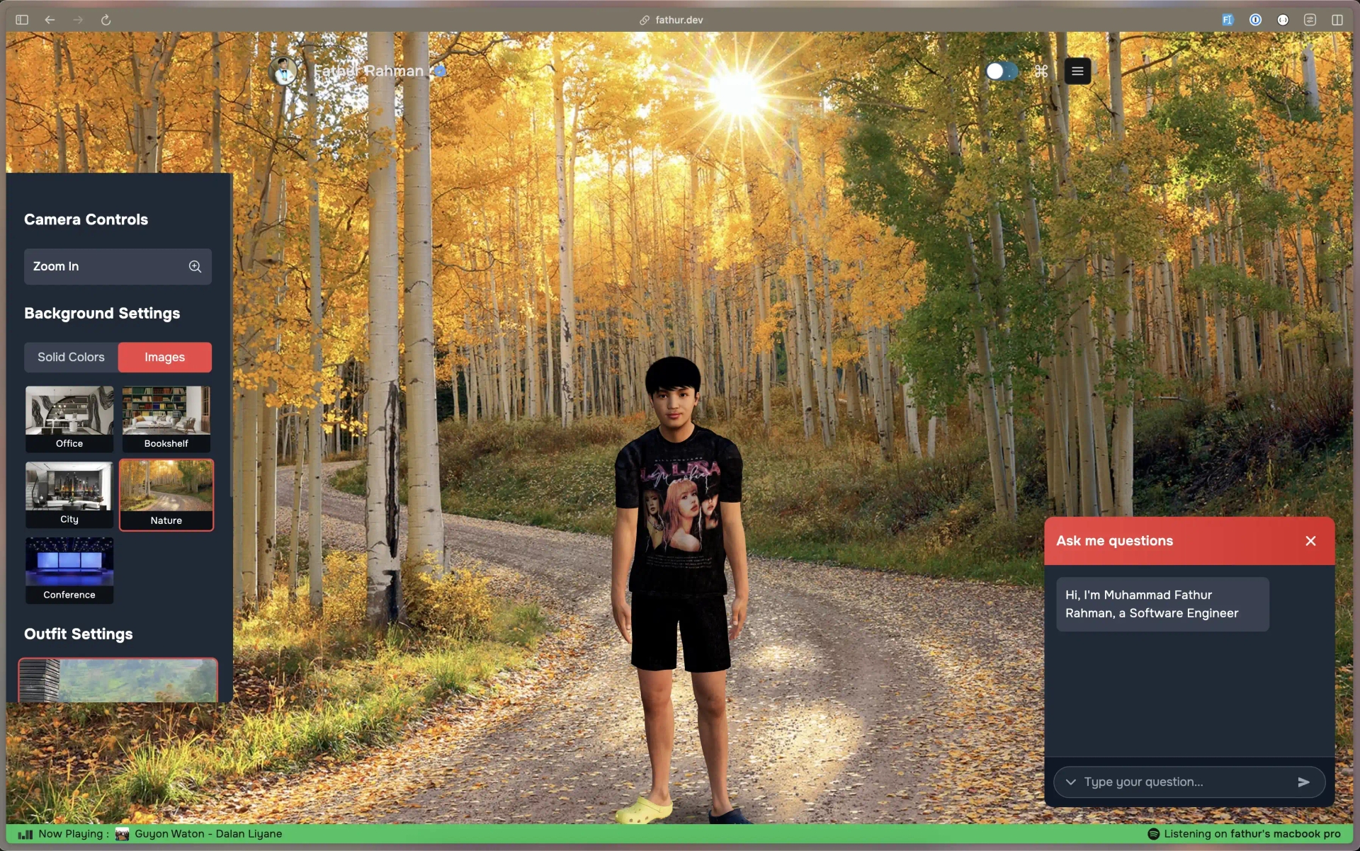 3D Avatars Chat Bot