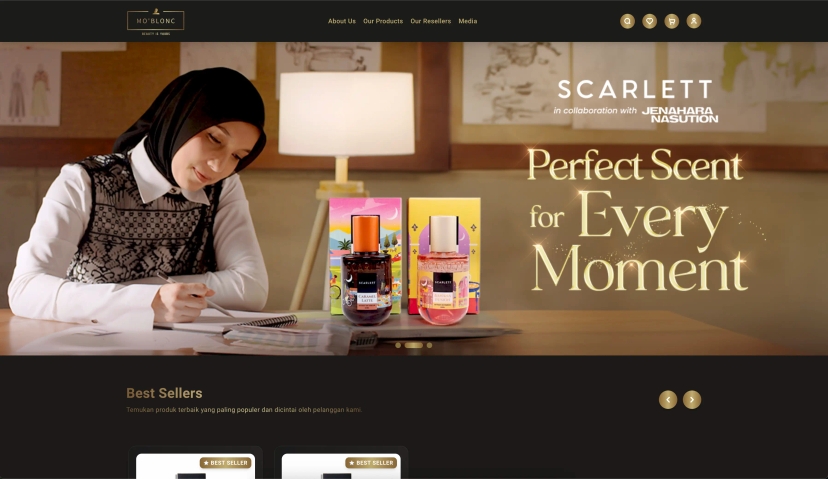 MO'BLONC Beauty ( E-Commerce B2C )